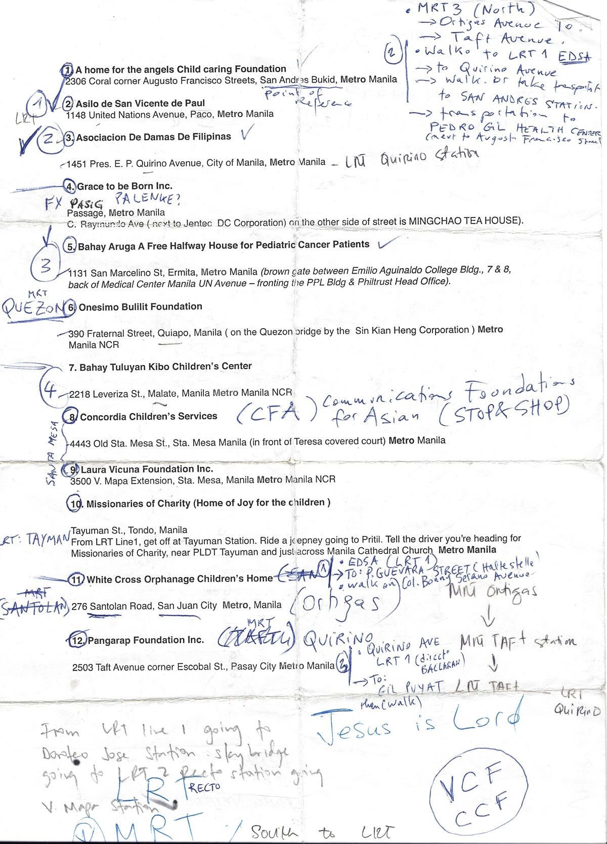 List Philippines